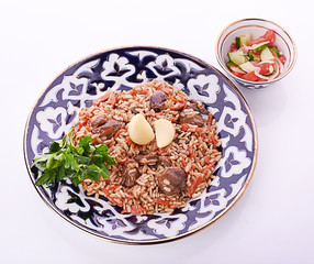 Pilau - traditional uzbek dish