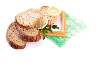 Different bread. Food background.