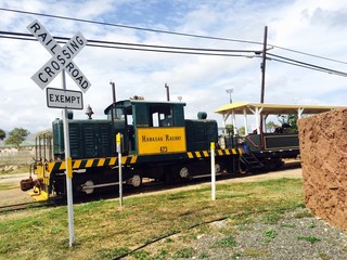 Riding the old Sugar Cane Train in Oahu, Hawaii