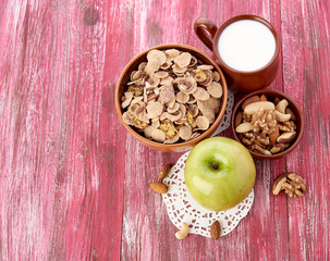 breakfast on table