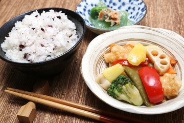 日本の食卓　クローズアップ　イメージ