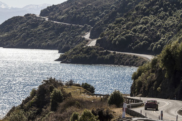The road in New Zealand