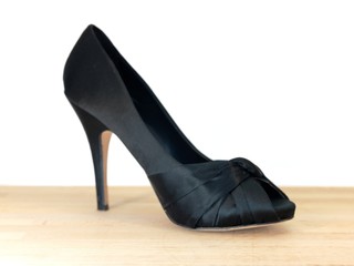 Black High Heeled Shoe