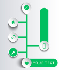 geometrical elements for business design, infographics, reports