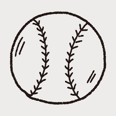 Doodle Baseball - 79883340