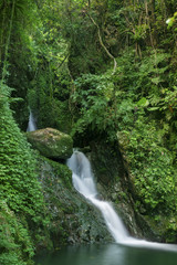 Waterfall in deep forest