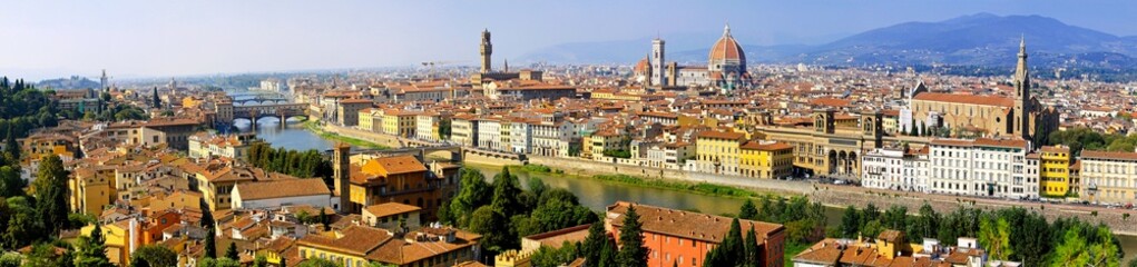 Fototapeta na wymiar Florence aerial