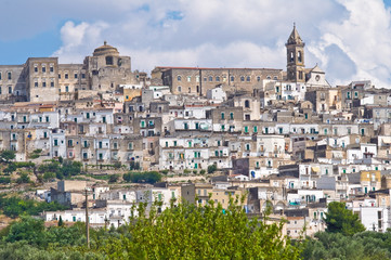Naklejka premium Panoramic view of Minervino Murge. Puglia. Italy.