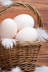 Kurze jaja w koszyku © Joanna Jakubowicz