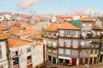 old houses in historic part of town, Porto