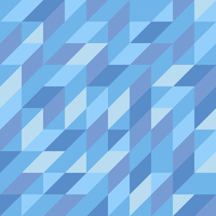 Retro stylized geometric seamless pattern