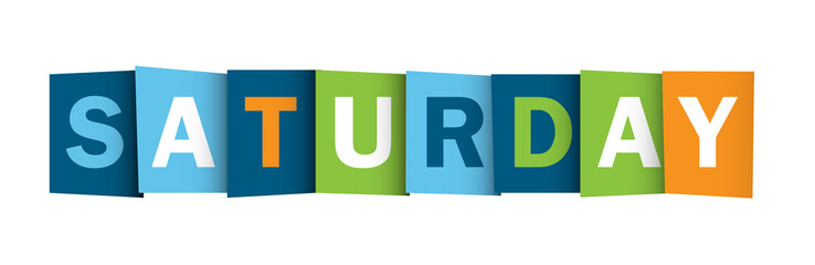 SATURDAY (icon symbol button)