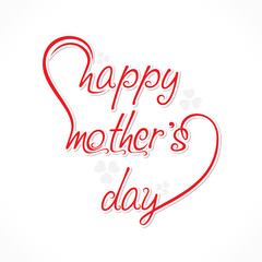 happy mother day design vector