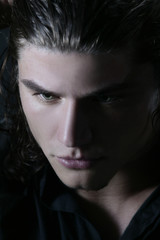 close-up of a attractive young men