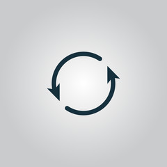 Arrow circle icon - cycle, loop, roundabout