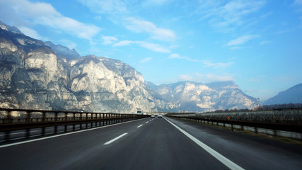 Mountain road. Italy
