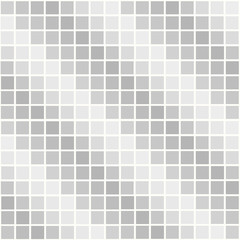 Vector geometric abstract seamless pattern. Background gray with