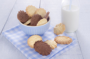 Galletas con leche