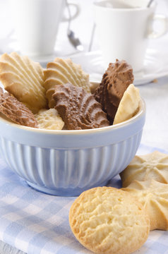 Sobremesa con galletas