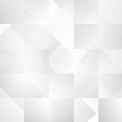 Fototapeta premium Vector Abstract geometric shape from gray cubes.