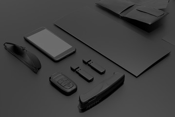Every day carry. Mockup business template.