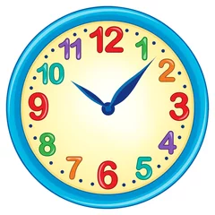 Photo sur Plexiglas Pour enfants Clock theme image 3