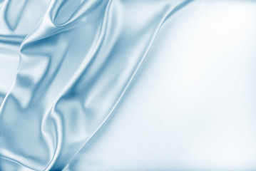 Blue Silk Fabric Texture