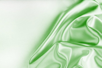 Green Silk Fabric Texture