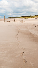Droga na plaży