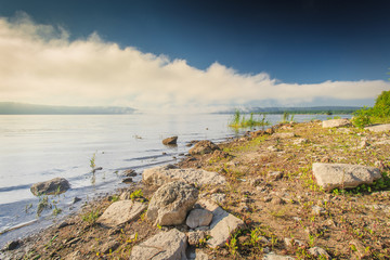 river bank