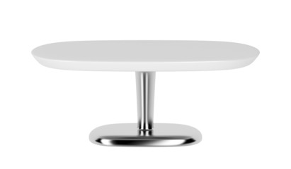 White coffee table