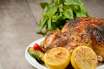Baked tasty hot chicken