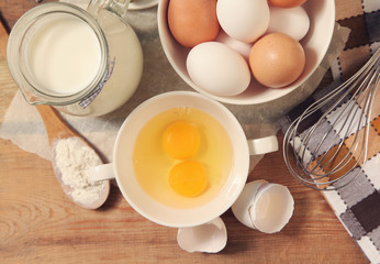 Eggs and meal