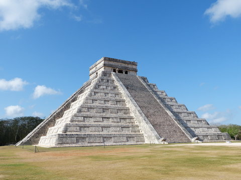 Chichen Itza, Maya Ruinas en Mexico 