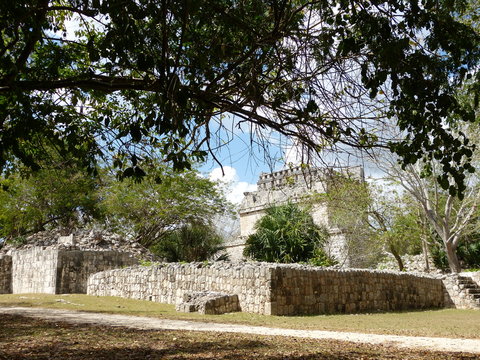 Chichen Itza, Maya Ruinas en Mexico 