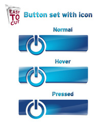 Button_Set_with_icon_1_152 - obrazy, fototapety, plakaty