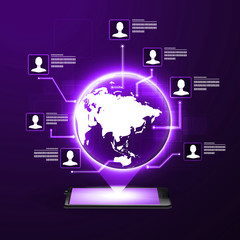 The concept of social network