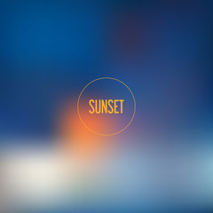 Blurred backgrounds