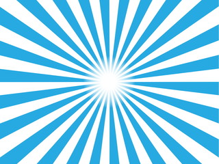Blue burst background. Vector illustration