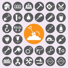 Construction Icons set.vector/eps10.