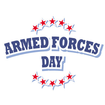 armed forces day sign