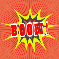 BOOM! comic speech bubble