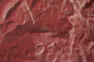 Rocks red wall