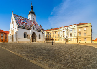 Michaelerkirche in der Altstadt von Zagreb