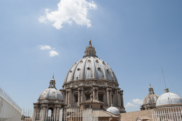 Fototapeta na wymiar roma Vaticano Cupola San Pietro 3