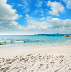 Le Bombarde beach under clouds