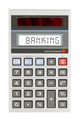 Old calculator - banking