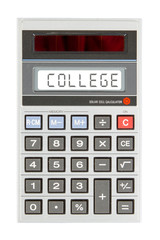 Old calculator - college