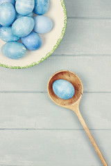 Beautiful Blue Easter Eggs