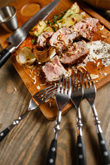 Meat dish natural appearance